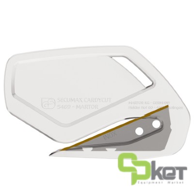 کاتر ایمن تیغه مخفی مارتور SECUMAX CARDYCUT شماره قطعه 546912.12-pic