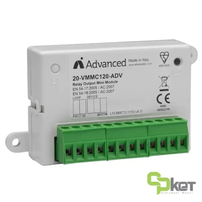 ماژول رله خروجی آدرس پذیر ادونس سری Axis EN مدل 20-VMMC120-ADV