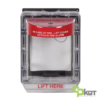 قاب محافظ توکار شستی اعلام حریق مجهز به آژیر نوتیفایر مدل STI-1100