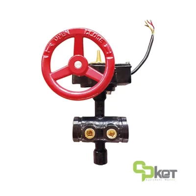 شیر پروانه ای Groove*Groove گیربکس دار 175PSI کانفایر مدل HGD-381X