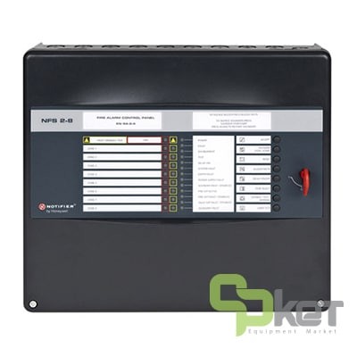 کنترل پنل اعلام حریق متعارفی 8 زون نوتیفایر سری NFS 2-8 مدل 002-490-189