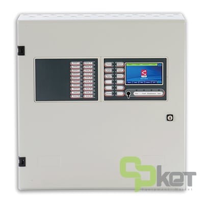 کنترل پنل اعلام حریق آدرس پذیر 4 لوپ سی تک سری ZFP مدل ZFP4/20/X دارای نمایشگر 20 زون و پرینتر
