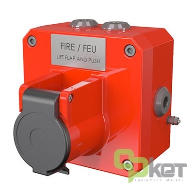 شستی اعلام حریق ضد انفجار E2S سری GNExCP7-PT مدل GNExCP7PTDPLAS1A1RN