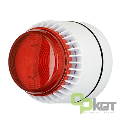 آژیر و فلاشر اعلام حریق متعارفی فولئون Flashni مدل FL/RL/W/S 12V SND5