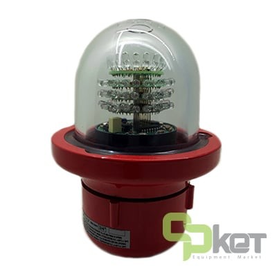فلاشر ضد انفجار کرومامک مدل EVA50/L-80(red)